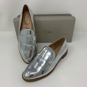 Franco Sarto | "Hudley" Silver Loafers |7.5M